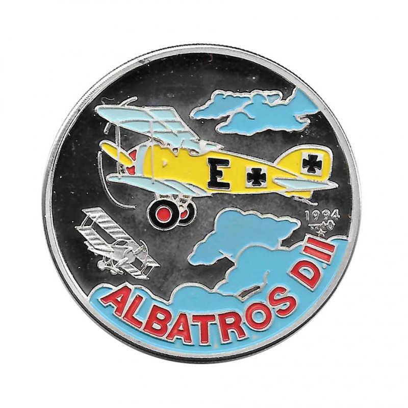 Moneda Plata de color 10 Pesos Cuba Albatros DII Año 1994 Proof | Monedas de colección - Alotcoins