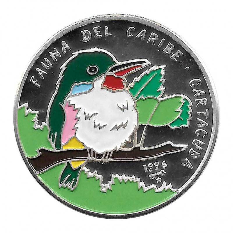 Silver Coin 10 Pesos Cuba Cuban Tody Bird Year 1996 Proof | Collectible Coins - Alotcoins