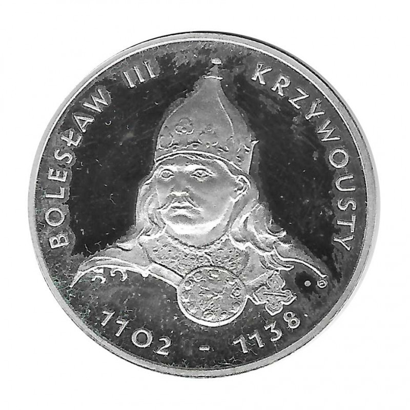 Moneda de plata 200 Zlotys Polonia Bolesław III Krzywousty Año 1982 | Monedas de colección - Alotcoins