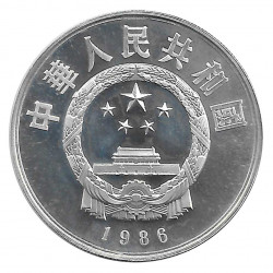 Moneda de plata 5 Yuan China Zu Chongzhi Año 1986 Proof | Numismática Española - Alotcoins