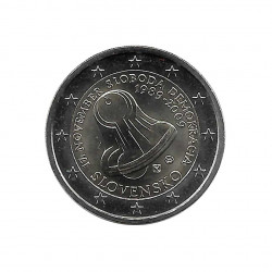Gedenkmünze 2 Euro Slowakei Freiheit Jahr 2009 Unzirkuliert UNZ | Gedenkmünzen Sammlermünzen - Alotcoins
