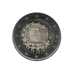 Moneda 2 Euros Conmemorativa Luxemburgo Bandera UE Año 2015 Sin circular SC | Monedas de colección - Alotcoins
