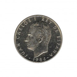 Coin 100 Pesetas Spain King Juan Carlos I Year 1986 Uncirculated UNC | Collectible coins - Alotcoins