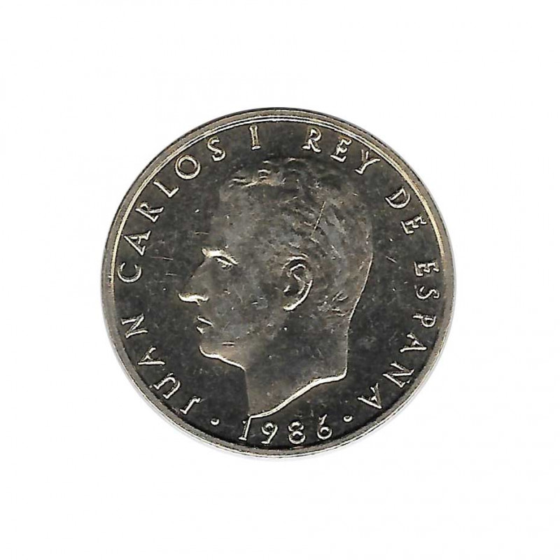 Moneda 100 Pesetas España Rey Juan Carlos I Año 1986 Sin circular SC | Numismática española - Alotcoins