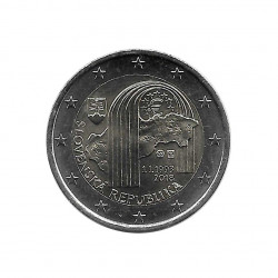 Euromünze 2 Euro Slowakei Freiheit Jahr 2018 Unzirkuliert UNZ | Gedenkmünzen Sammlermünzen - Alotcoins