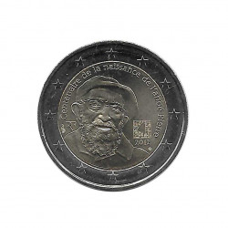 Commemorative Coin 2 Euro France Abbé Pierre Year 2012 Uncirculated UNC | Collectible coins - Alotcoins