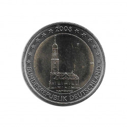Commemorative Coin 2 Euro Germany St. Michel´s Church Hamburg F Year 2008 Uncirculated UNC | Numismatic shop - Alotcoins