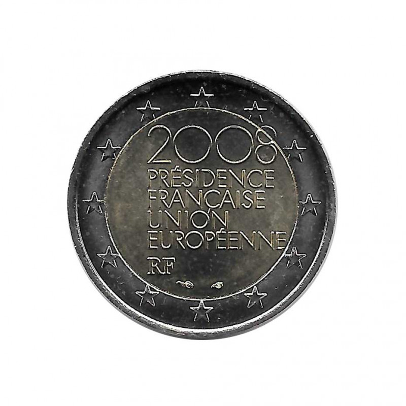 2-Euro-Gedenkmünze Frankreich Französische EU-Präsidentschaft Jahr 2008 UNZ | Numismatik store - Alotcoins