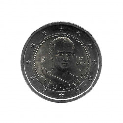 Collectable 2 Euros Coin Italy Tito Livio Year 2017 Uncirculated UNC | Collectible coins - Alotcoins