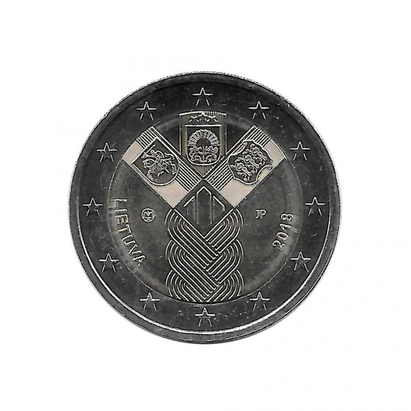 2-Euro-Gedenkmünze Litauen Baltische Staaten Jahr 2018 Unzirkuliert UNZ | Gedenkmünzen Sammlermünzen Numismatik shop - Alotcoins