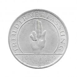 Silver Coin 3 Reichsmarks Germany Weimar Stuttgart F Year 1929 | Numismatic shop - Alotcoins