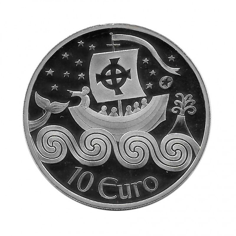 Silver Coin 10 Euro Ireland Year 2011 Navigator Proof | Numismatic Store - Alotcoins