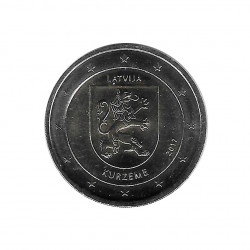 Moneda 2 Euros Conmemorativa Letonia Kurzeme Año 2017 Sin circular SC | Monedas de colección - Alotcoins