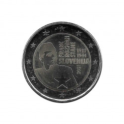 Moneda Conmemorativa 2 Euros Eslovenia Héroe Stane Año 2011 SC sin circular | Monedas de colección - Alotcoins