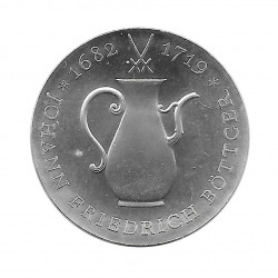 Moneda de plata 10 Marcos Alemania DDR Johann Friedrich Böttger Año 1969 Sin circular SC | Monedas de colección - Alotcoins
