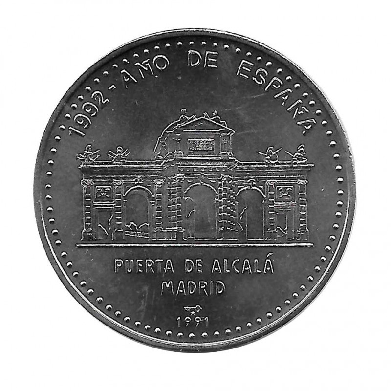 Coin Cuba 1 Peso Puerta Alcala Madrid Year 1991 Uncirculated UNC | Numismatic Store - Alotcoins