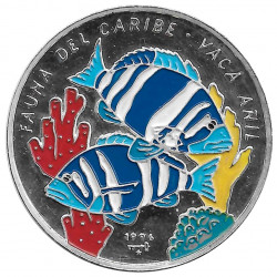 Moneda de plata Cuba 20 Pesos Pez Vaca Añil Año 1996 Proof | Tienda de Numismática - Alotcoins
