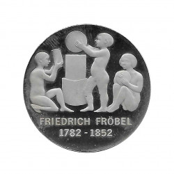 Gedenkmünze 5 Deutsche Mark DDR Friedrich Froebel Jahr 1982 Polierte Platte PP | Gedenkmünze - Alotcoins