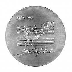 Silver Coin 20 Mark Democratic Germany Johann Sebastian Bach Year 1975 | Numismatic shop - Alotcoins
