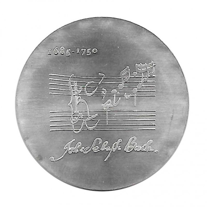 Moneda de plata 20 Marcos Alemania Democrática Johann Sebastian Bach Año 1975 | Monedas de colección - Alotcoins