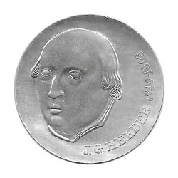 Moneda de plata 20 Marcos Alemania Democrática Johann Gottfried Herder Año 1978 | Monedas de colección - Alotcoins