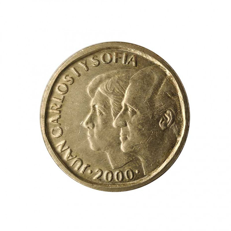 Gedenkmünze 500 Peseten Spanien Könige Jahr 2000 UNZ | Gedenkmünzen - Alotcoins