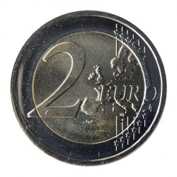 Moneda 2 Euros Conmemorativa Estonia Canis Lupus Lobo Año 2021 Sin circular SC | Monedas de colección - Alotcoins