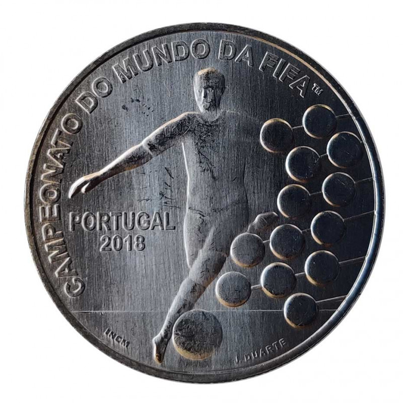 Moneda 2,5 Euros Portugal Mundial Fútbol Rusia Año 2018 Sin circular SC | Monedas de colección - Alotcoins