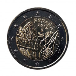 2-Euro-Gedenkmünze Spanien Garajonay-Nationalpark Jahr 2022 Unzirkuliert UNZ | Sammlermünzen - Alotcoins
