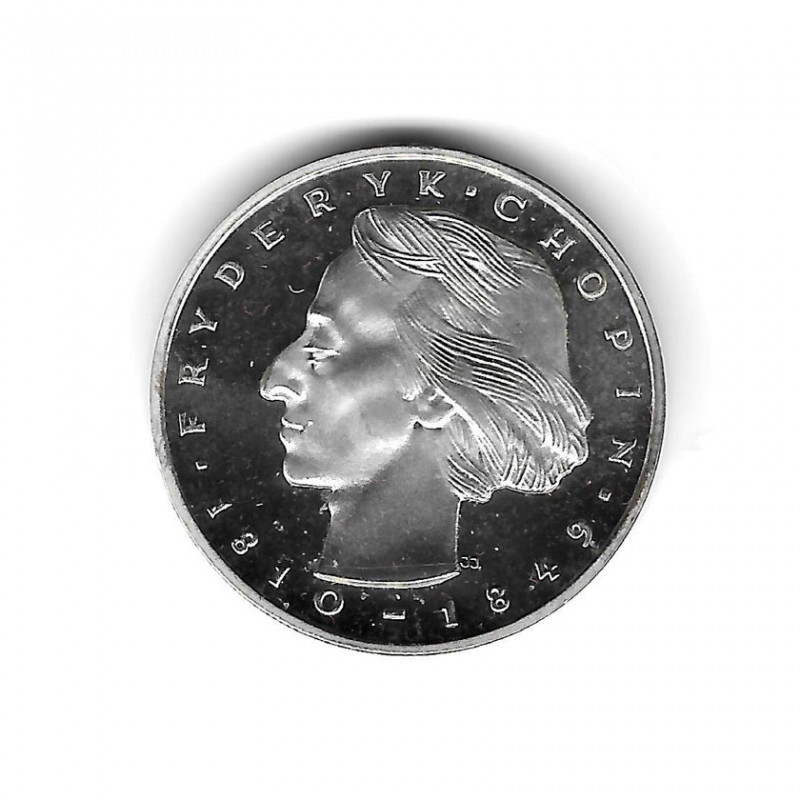 Moneda 50 Zlotys Polonia Fryderyk Chopin Año 1972 | Numismática Española - Alotcoins