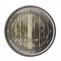 Moneda 2 Euros Eslovenia Jože Plečnik Año 2022 Sin circular SC | Monedas de colección - Alotcoins