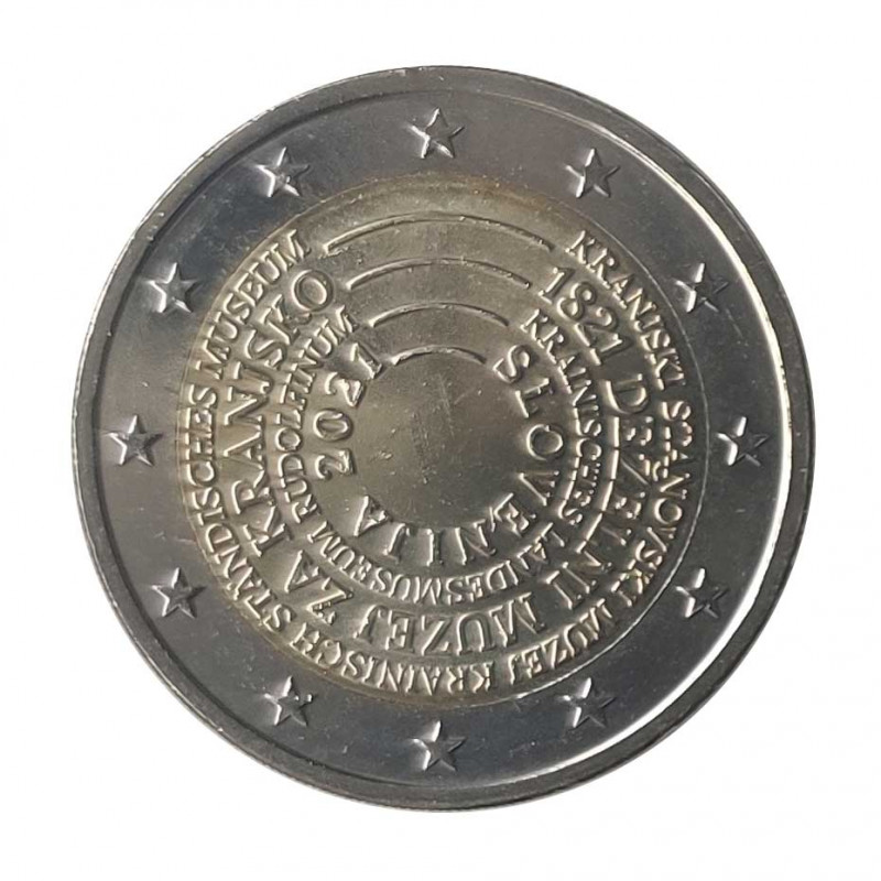 Moneda 2 Euros Eslovenia Museo Provincial Carniola Año 2021 Sin circular SC | Monedas de colección - Alotcoins