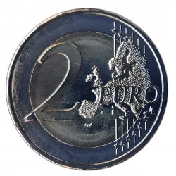 2-Euro-Gedenkmünze Frankreich Erasmus-Programm Jahr 2022 Unzirkuliert UNZ | Gedenkmünzen - Alotcoins