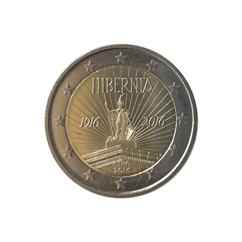Original 2 Euro Coin Ireland Hibernia Year 2016 Uncirculated UNC | Numismatic Shop - Alotcoins