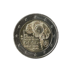 Coin 2 Euro Slovakia OECD Year 2020 Uncirculated UNC | Collectible Coins - Alotcoins