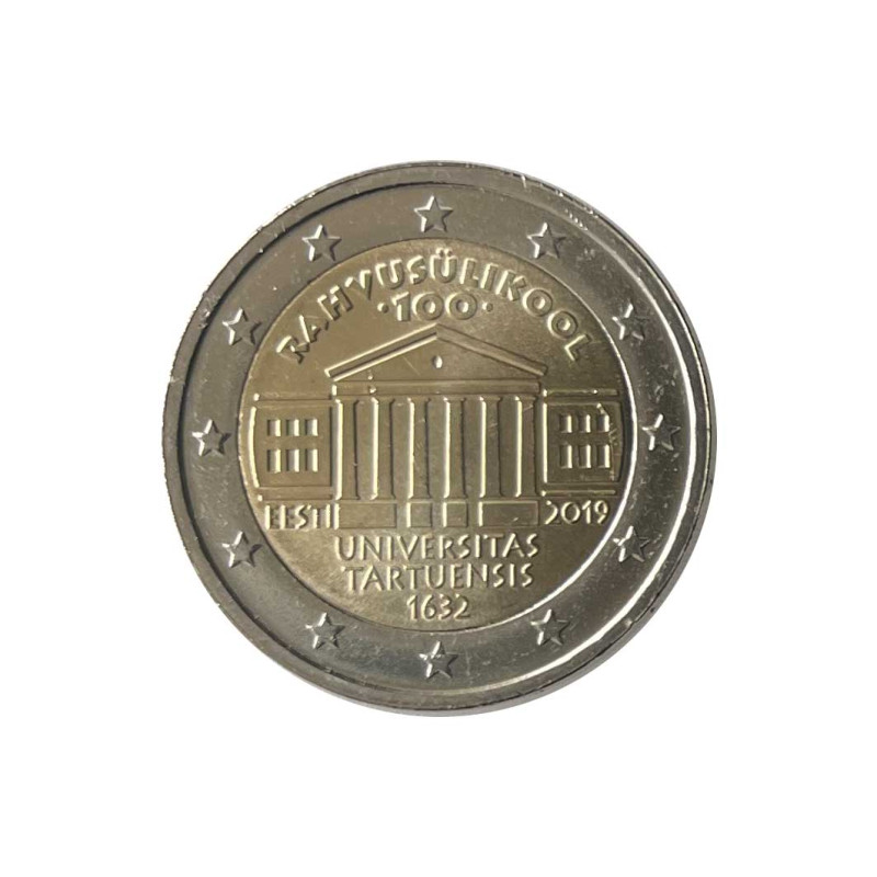 2 Euro Commemorative Coin Estonia University of Tartu Year 2019 Uncirculated UNC | Collectible Coins - Alotcoins