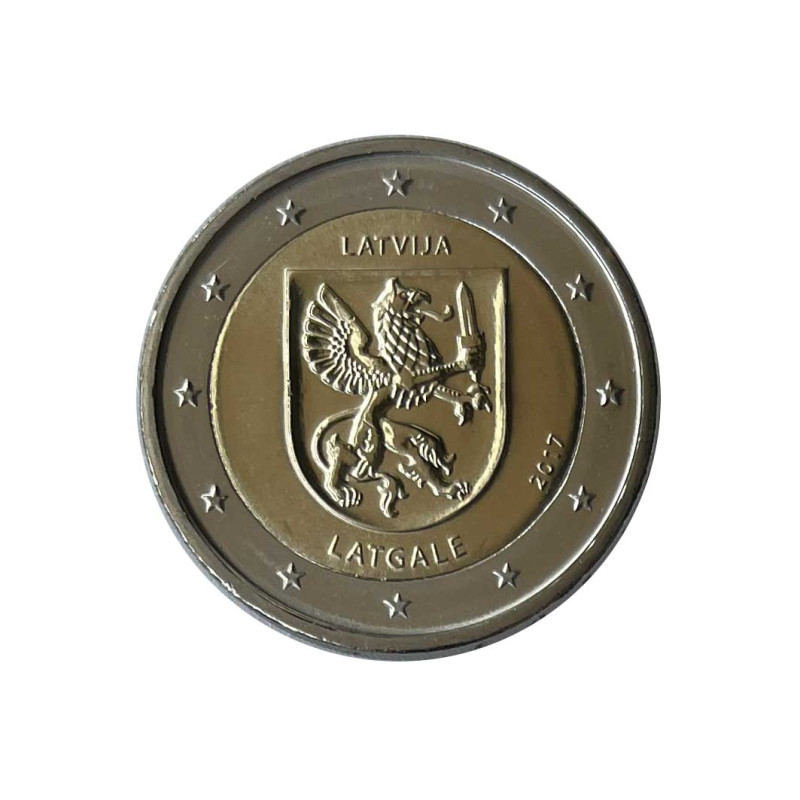 Moneda 2 Euros Letonia Latgale Año 2017 Sin circular SC | Tienda Numismática España - Alotcoins