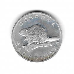 Münze Polen Jahr 1978 100 Złote Biber Silber Proof PP