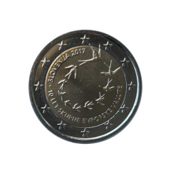 2-Euro-Gedenkmünze Slowenien 10. Jahrestag des Euro Jahr 2017 UNZ Unzirkuliert | Numismatik Shop - Alotcoins