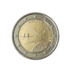 Coin 2 Euro Estonia Barn Swallow Year 2023 Uncirculated UNC | Collectible Coins - Alotcoins