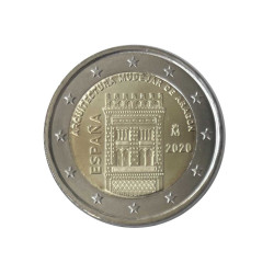 2-Euro-Gedenkmünze Spanien Mudéjar-Architektur Jahr 2020 Unzirkuliert UNZ | Sammlermünzen - Alotcoins