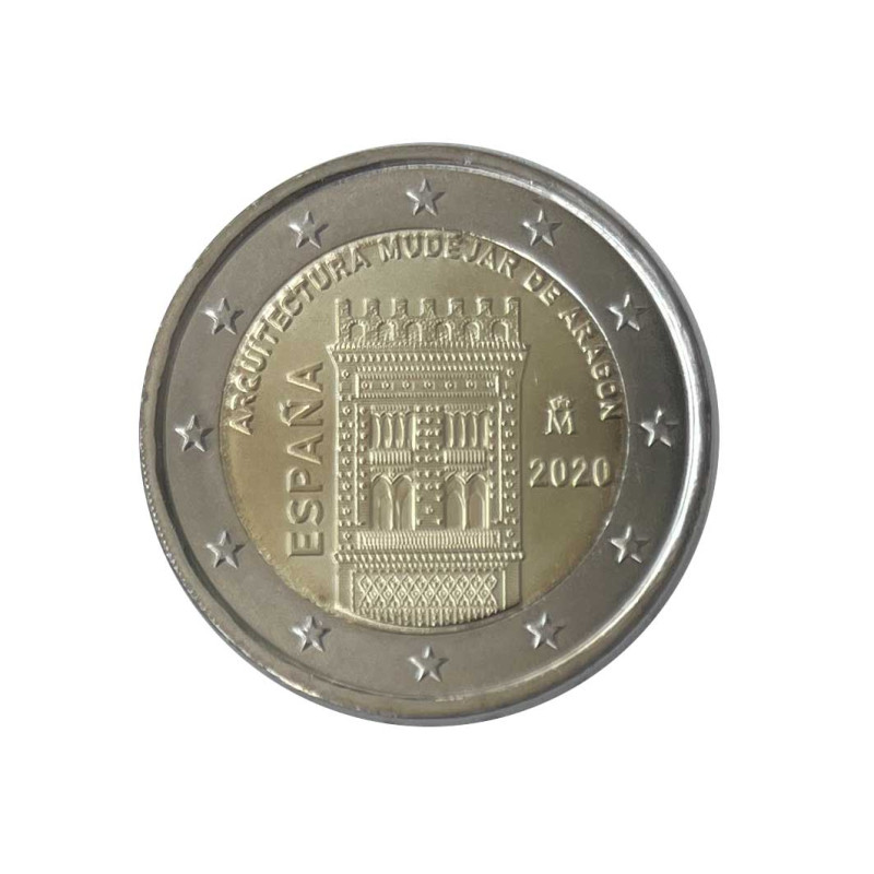 Moneda 2 Euros España Arquitectura Mudejar Año 2020 Sin circular SC | Tienda Numismática España - Alotcoins