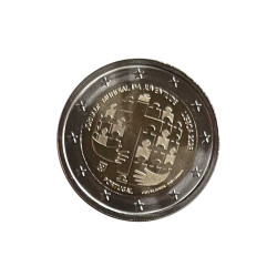 Original Coin 2 Euro Portugal World Youth Year 2023 Uncirculated UNC | Collectible coins - Alotcoins
