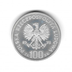 Münze Polen Jahr 1978 100 Złote Elch Silber Proof PP