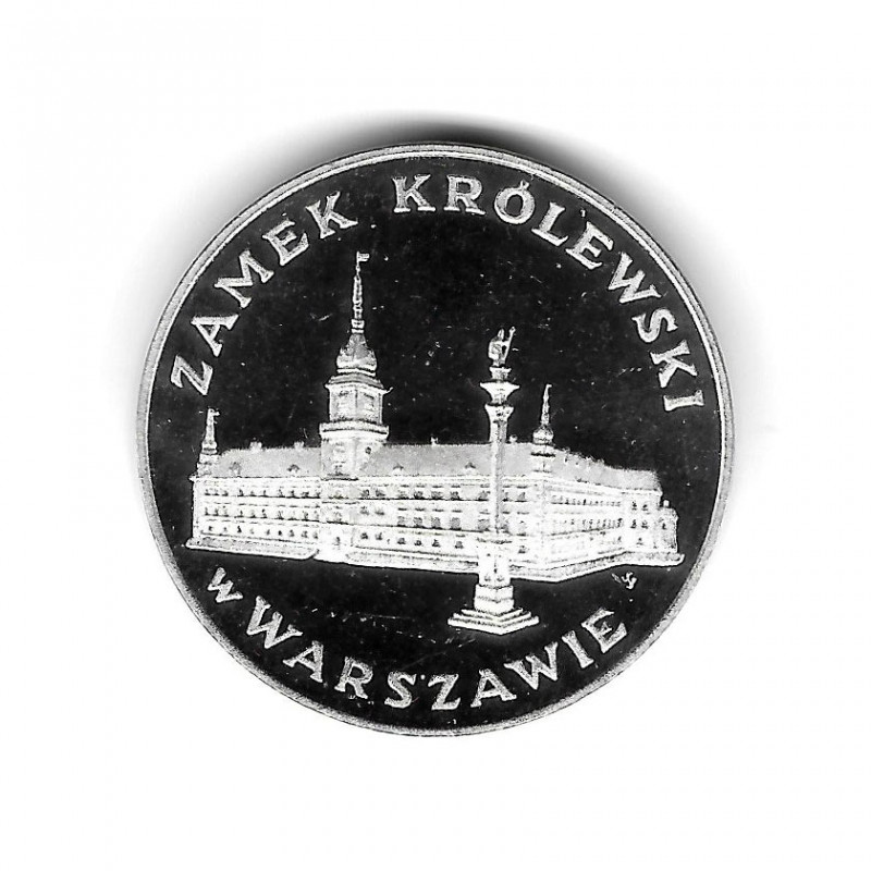 Münze Polen Jahr 1975 100 Złote Warschauer Königsschloss Silber Proof PP