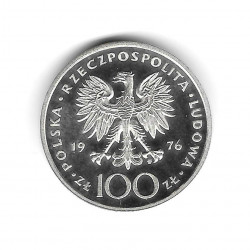 Münze Polen Jahr 1976 100 Złote Tadeusz Kościuszko Silber Proof PP