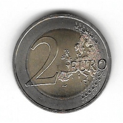 Moneda 2 Euros Alemania Mecklenburg "D" Año 2007