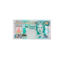 Billete de Gibraltar Año 2000 5 Libras Sin Circular UNC