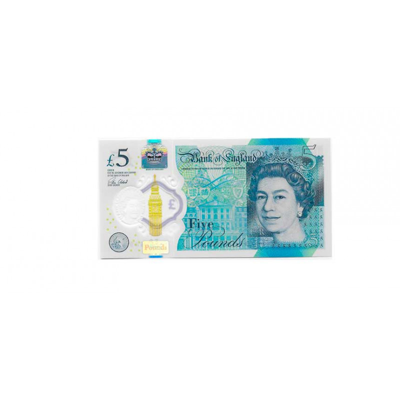 Billete de Inglaterra 5 Libras Sin Circular UNC