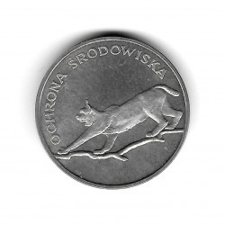 Münze Polen Jahr 1979 100 Złote Luchs Silber Proof PP